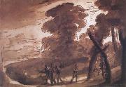 Claude Lorrain, Landscape with Figures Before (mk17)